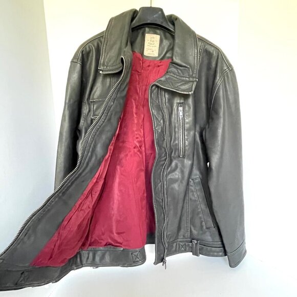Free People Leather Utility Jacket - Picture 5 of 15